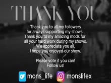 Guarda monslifex's Cam Show @ Chaturbate 12/07/2023